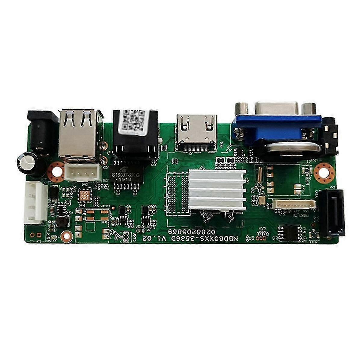 4K 16CH Digital Video Recorder Board NVR Mother Board Support Face/Humanoid Detection P2P CCTV Security Protection