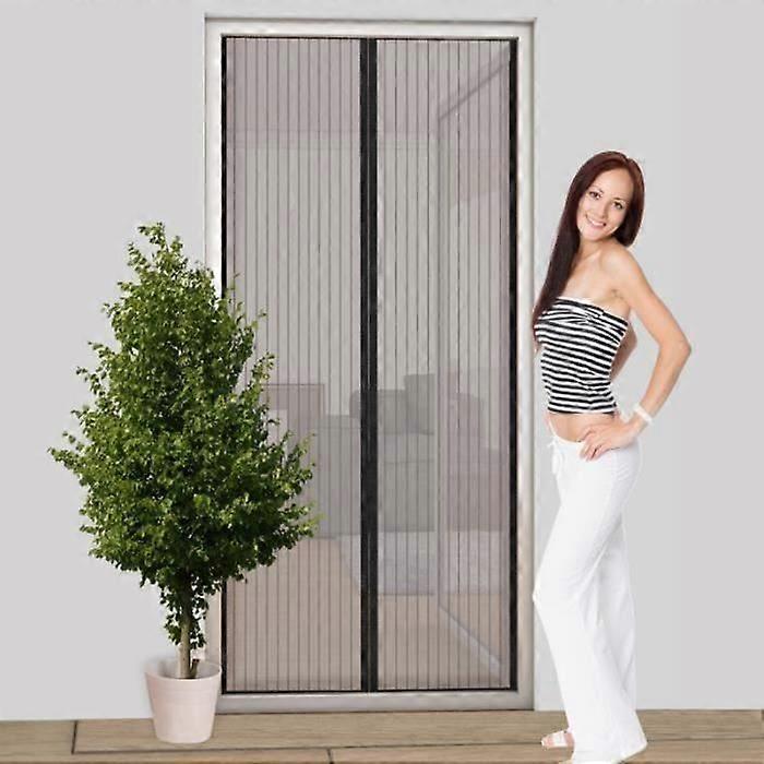 WINDOW MOSQUITO NET - DOOR MOSQUITO NET Easy life Magnetic mosquito net curtain for door 100 x 210 cm – Individually