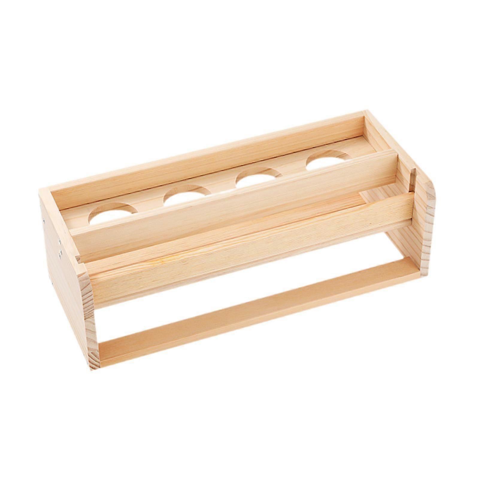 Tabletop Paper Roll Dispenser Drawing Wooden Scroll Craft Art Painting Easel Without Handle