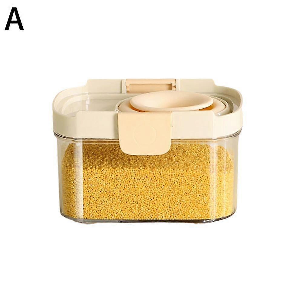 Sealed Jars Kitchen Grain Storage Organizer Clear Plastic Moisture-proof