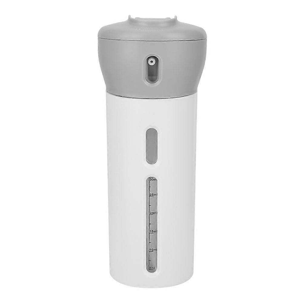 4-in-1 Travel Lotion Shampoo Body Lotion Conditioner Bottle Container Gray, Versatile Leak-Proof Design, Compact Size