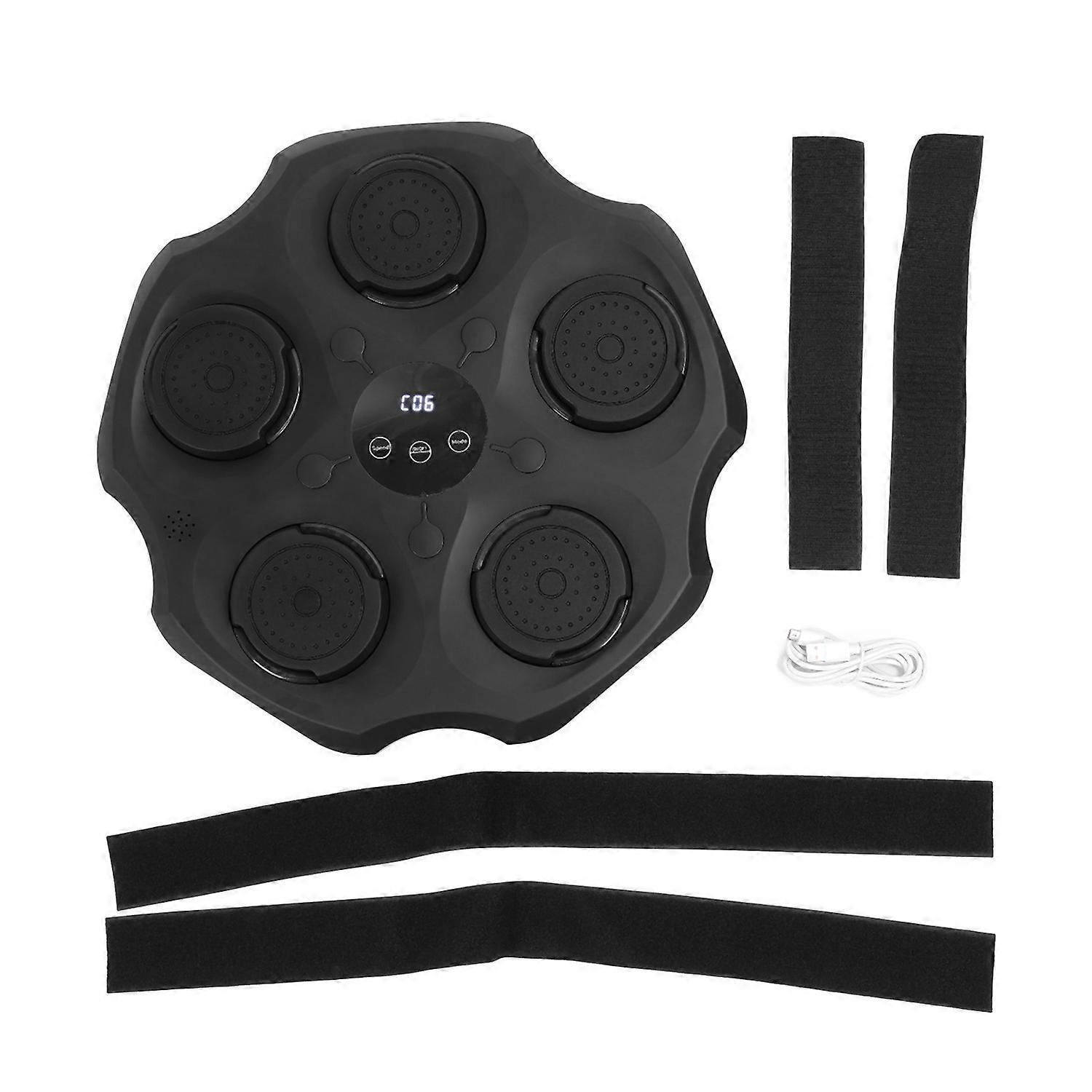 Music Boxing Machine Kids Wall Mounted Smart Bluetooth Trainer Electronic Target Workout Punching Eq