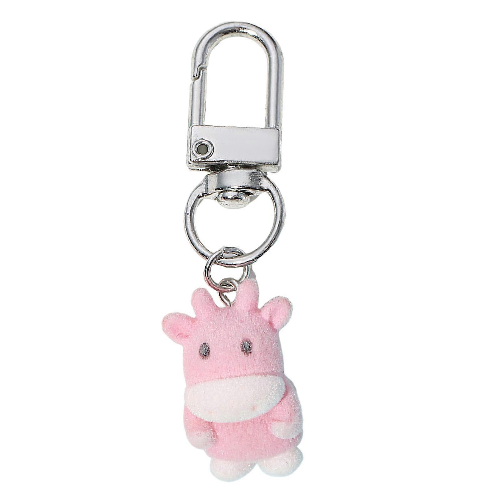 Dessin animé 3D chien porte-clés pendentif mignon animal porte-clés téléphone charme résine téléphone longe sac ornement pour les femmes et les filles