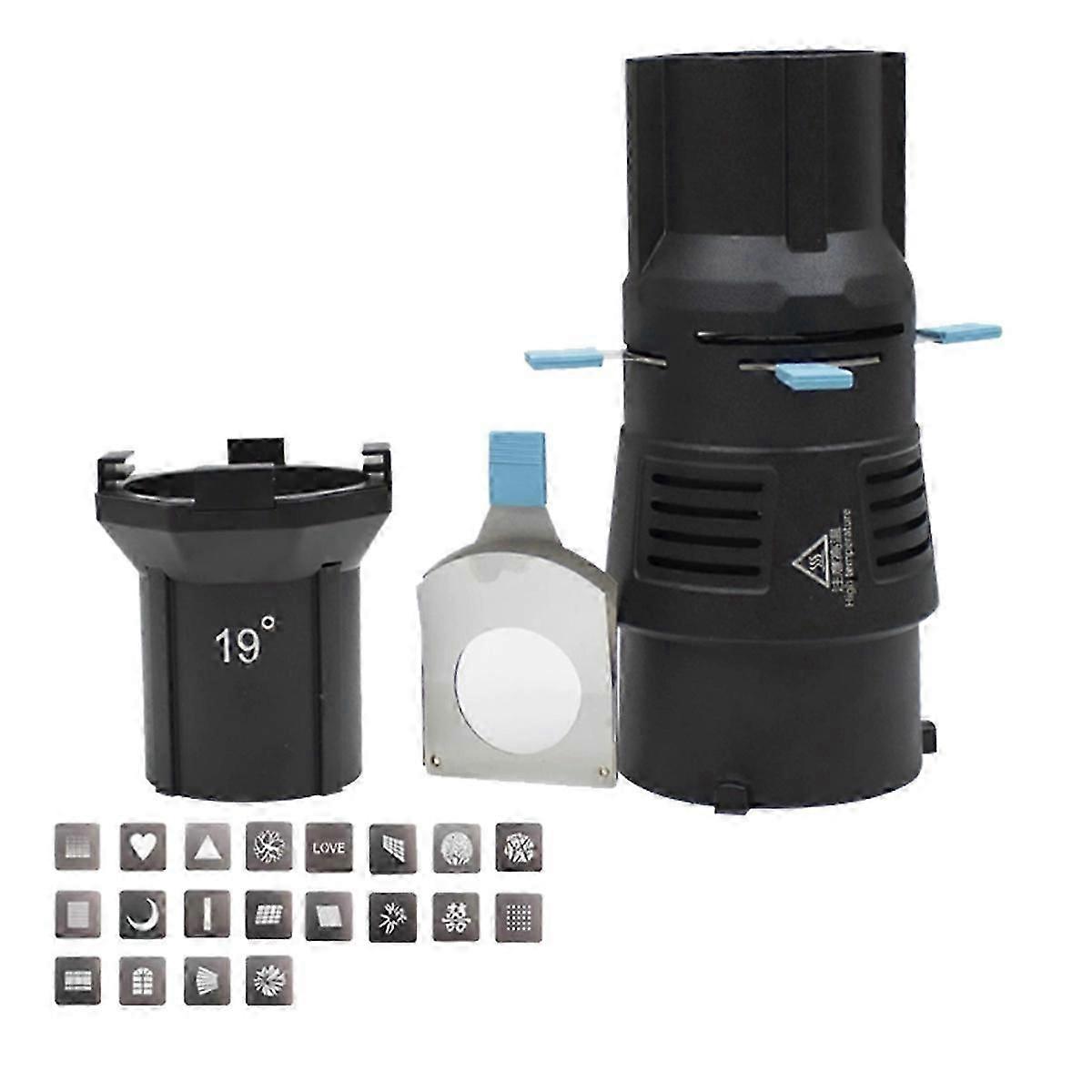 Focalize Conical Snoot Bowens Photography Photo Condenser Built-in Geometric Sheet Shapes Gobo Filter 19 Single Lens bs