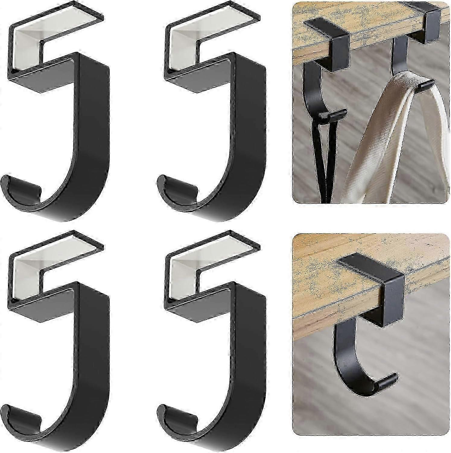 Pieces Handbag Hook, Portable Aluminum Desk Hooks, Handbag Holder for Table, Bag Holder, Table Hook for Office Restaurant Bar