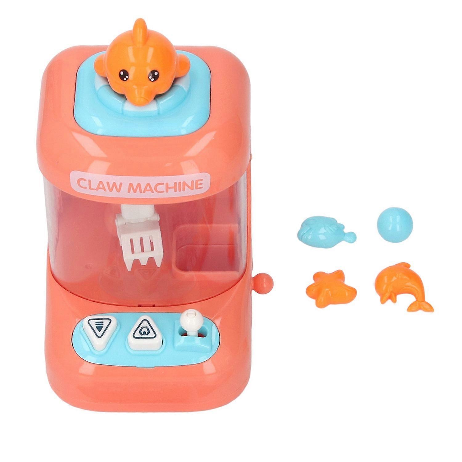 Mini Claw Game Machine for Kids Interactive Hand Eye Coordination Electronic Mini Vending Machine wi