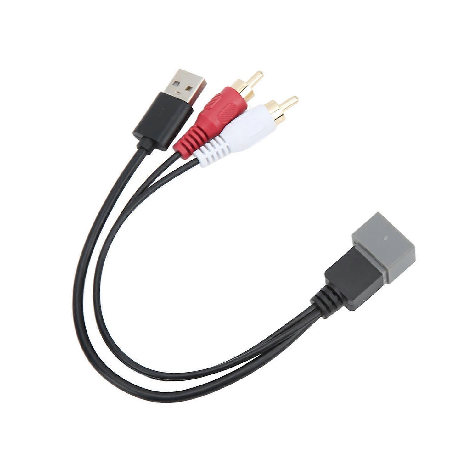 Car Radio USB Port Retention Cable USB Input Adapter Replacement for Nissan Cube Juke Versa