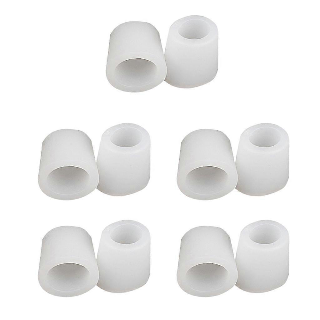 5 Pairs Soft Toe Caps, Toe Sleeves, Toe Protectors - for Blisters, Corns,