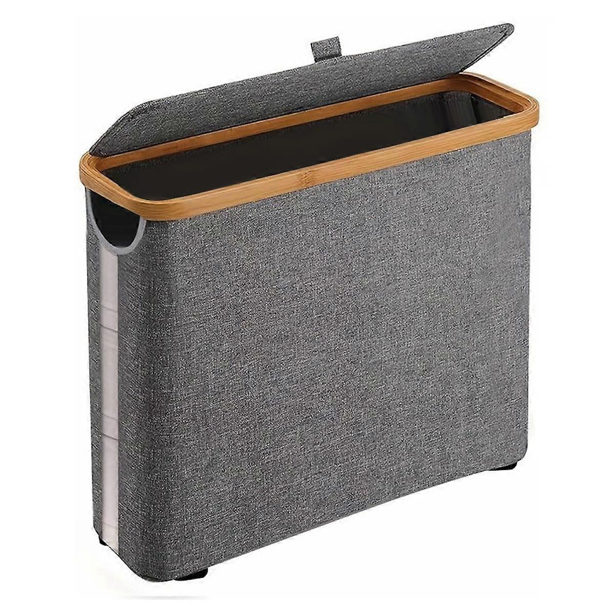Toilet Paper Bin, Toilet Paper Bin for Bathroom Toilet Paper Storage Bin with Lid, Toilet Paper Organizer Basket,C