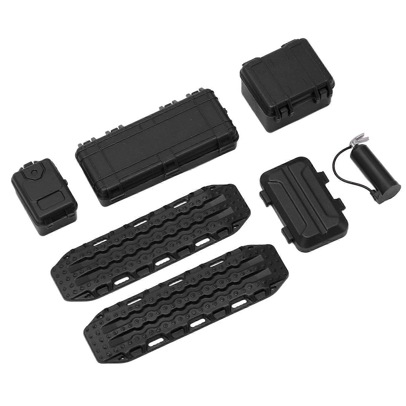 RC Car Simulation Decoration Set - Luggage Case & Toolbox Models
