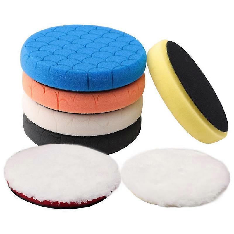 Buffing Polishing Pads, 6.5 Inch Face for 6Inch 150mm Backing Plate