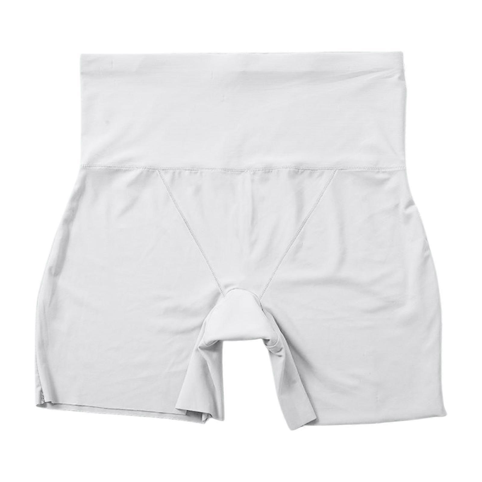 Slip Shorts Femei Confortabil Fără Cusături Netede Slip Shorts pentru Sub Rochii Pentru Femei Băiat Chiloți Pantaloni Scurți Alb M