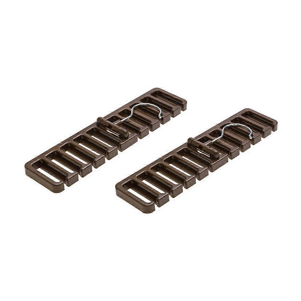 Belt Storage Rack Tie Belt Hanger Wardrobe Belt Rotating 2PCS,C