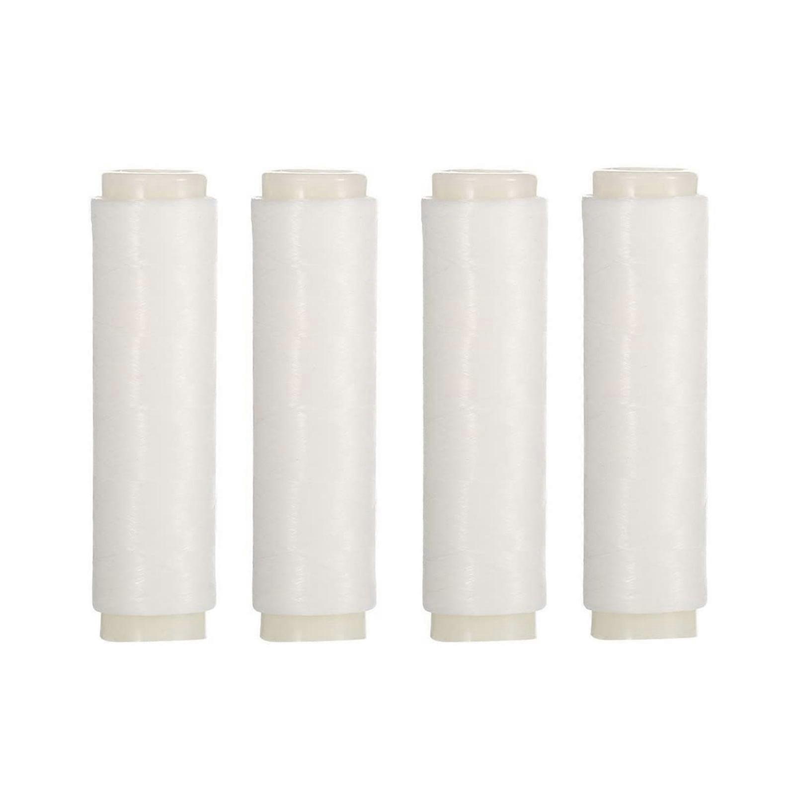 4 unidades 0,1 mm / 0,15 mm isca de pesca fio elástico invisível isca de pesca marítima linha de amarração linha elástica corda entrelaçada elástica