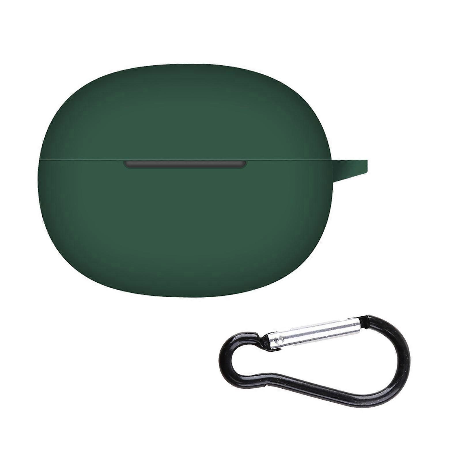 Earphone Shockproof Housing Skin-friendly Cover for Buds T100 Washable for Shell Protective Non-slip Sleeve Impact-resis  Dark green