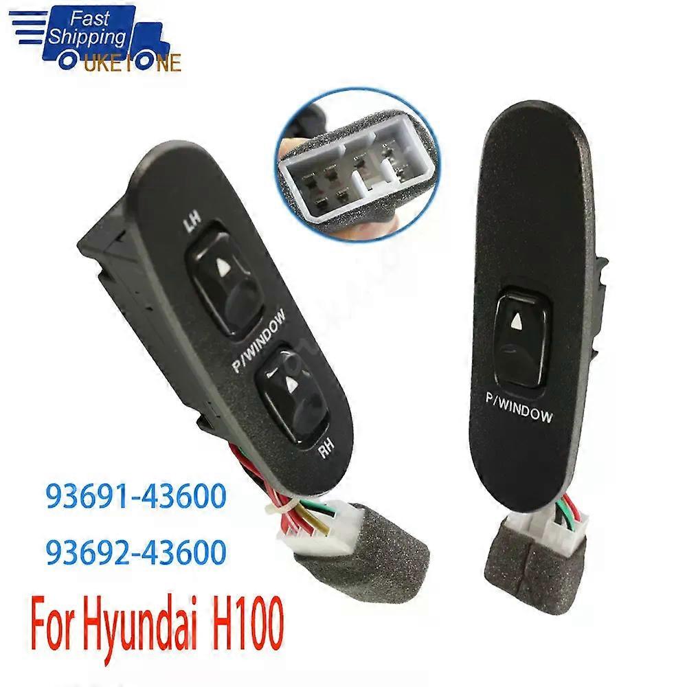 compatible for Hyundai H100 Bus Kasten 1996-2001 Front Left Right Power Window Lifter Switch Button Car Accessories 93691-43600 93692-43600