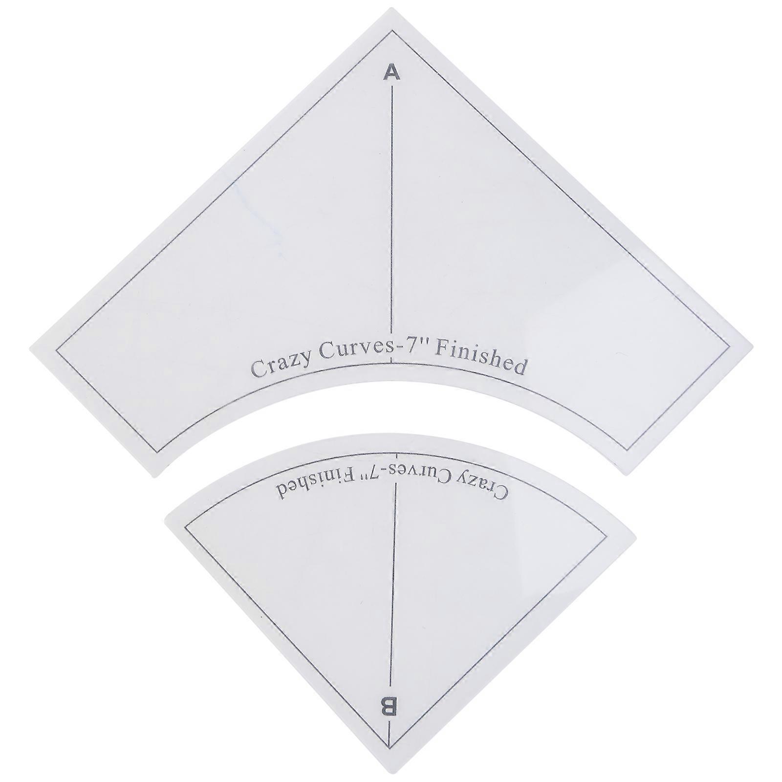 for Creative Quilting Cutting Template Sewing Ruler Acrylic Pattern Design for Domestic Sewing Machine DIY Handmade Love