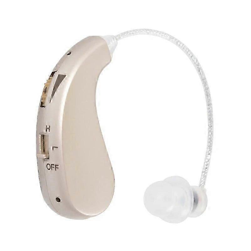 Behind the Ear Hearing Aids Rechargeable Sound Amplifier Elderly Deafness Help