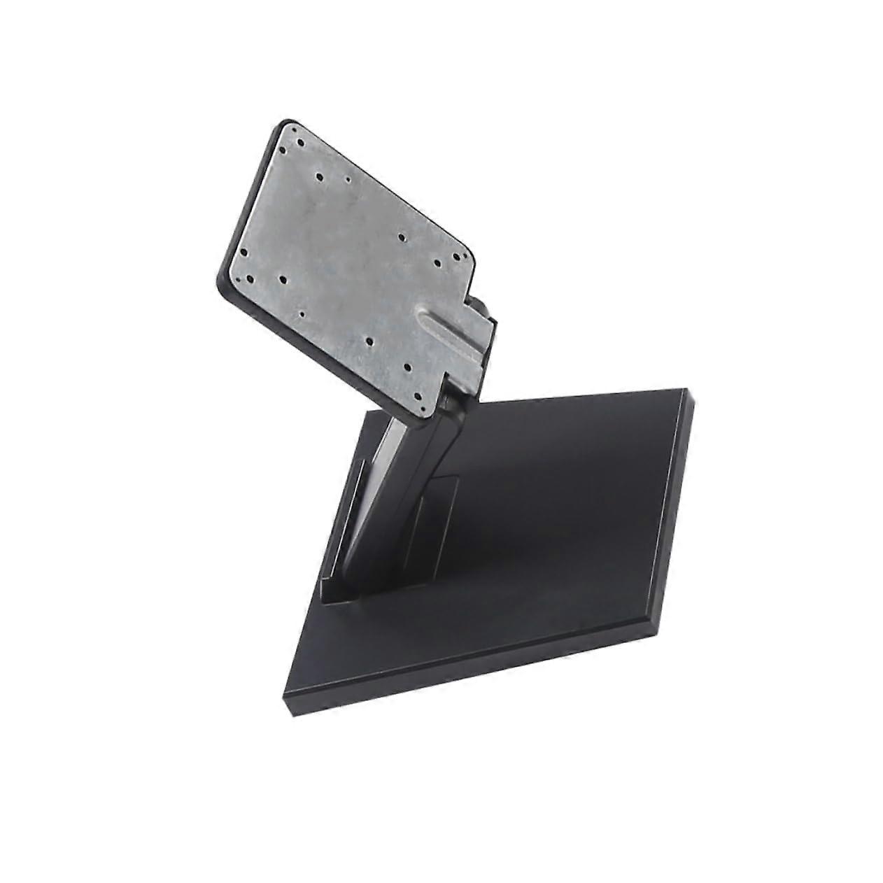 LCD Monitor Stand with Creative Folding Design, Adjustable Height, Compatible with Most Desktops, Black Color