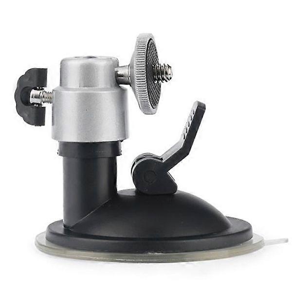 Mini Camera Camcorder Suction-cup Style Car Dashboard Windshield Mount Tripod Holder Stand (Silver)