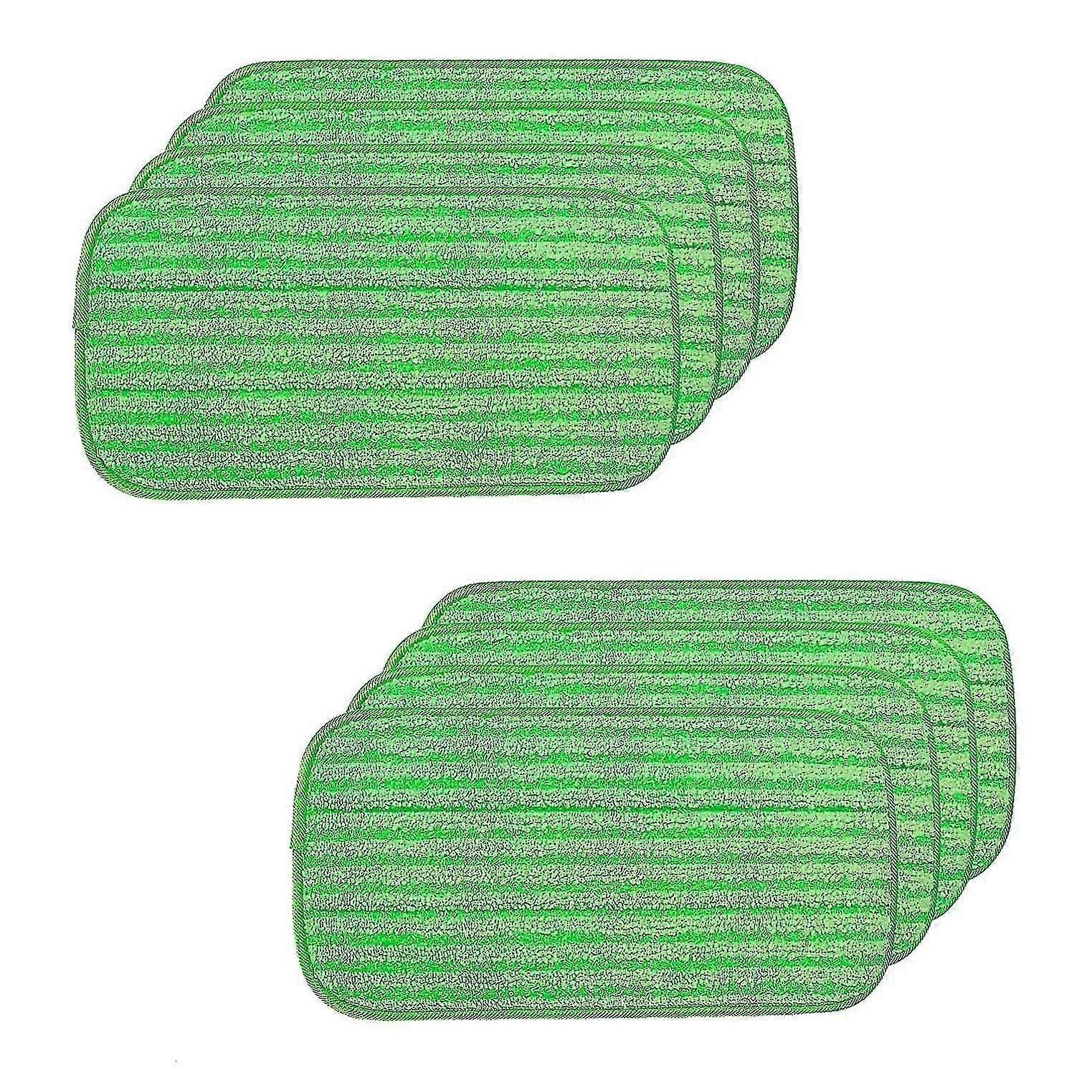 8 Pcs Reusable Microfiber Mop Pads For Swiffer Wet Jet Mops Washable