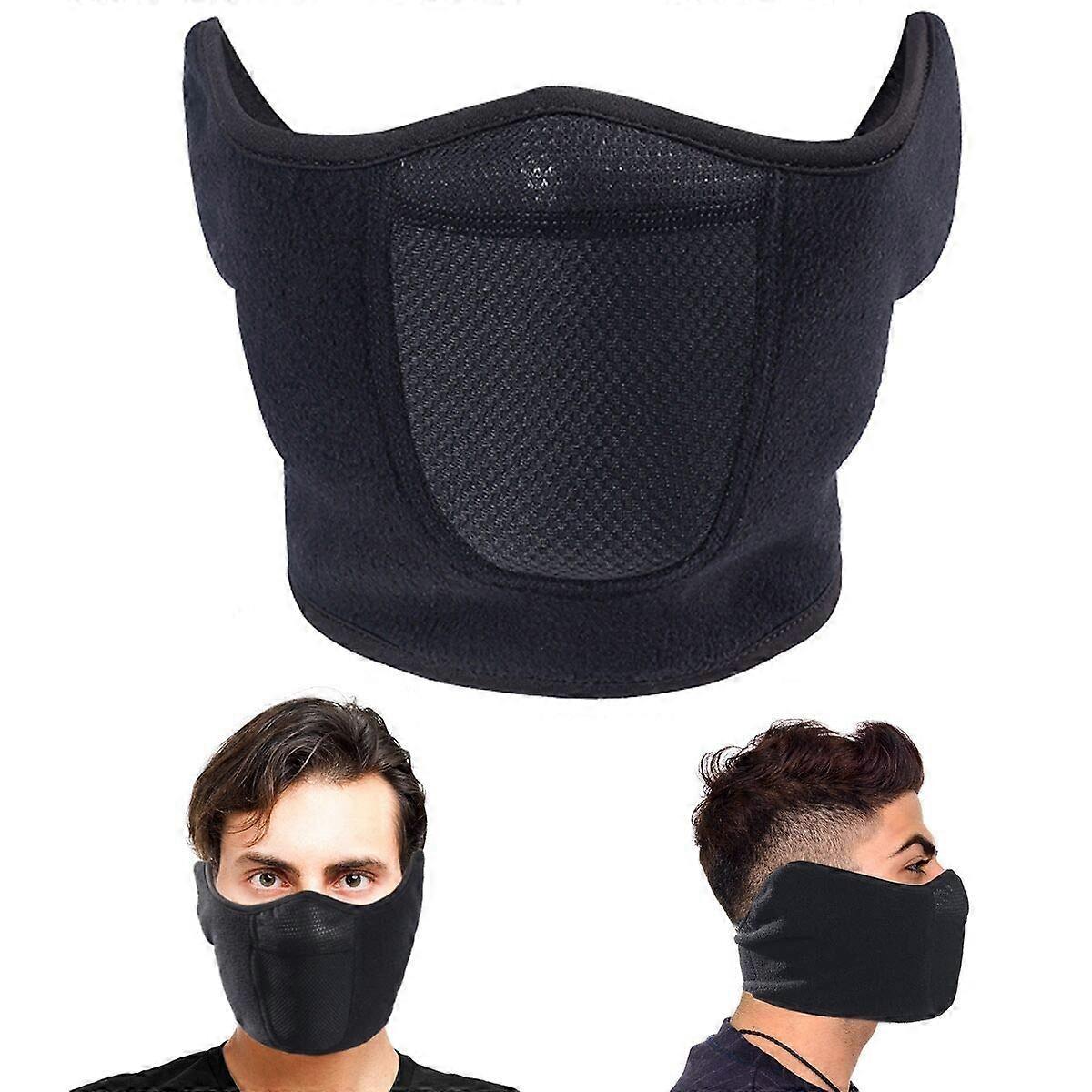 Balaclava Half Face Mask - Unisex, Windproof, Adjustable Strap Closure, For Ski Snowboard Motorcycle, Breathable