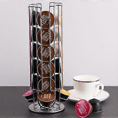 Coffee capsule rack 24 capsule storage rack-black