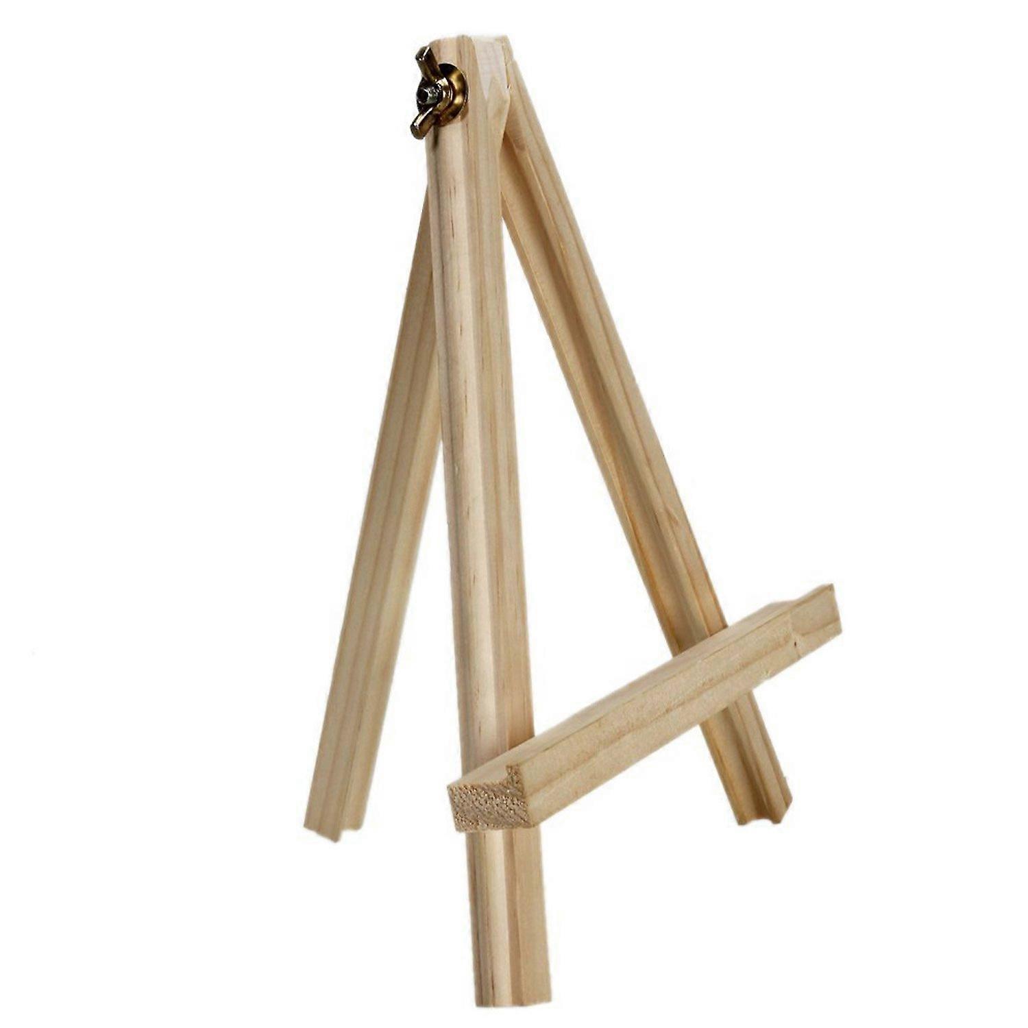 Auvottoka Portable 9-Inch Wooden Tripod Table Plate Screen For Artist Painting Sketch Photo Display Decorative Plates