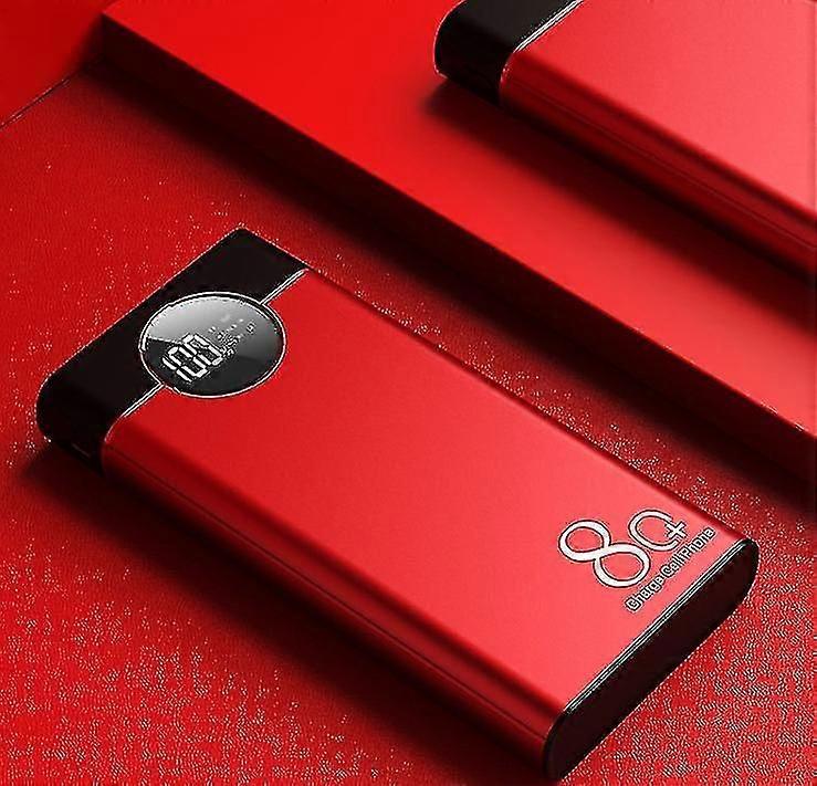 80000mah Portable Power Bank With Led Light Digital Power