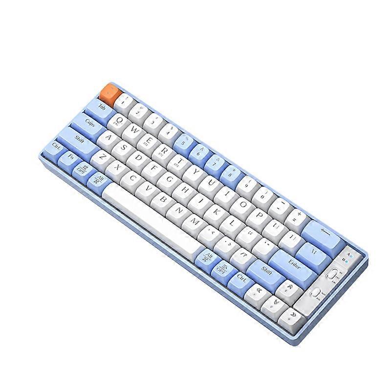 LANGTU GK65 65 Keys Wireless / Bluetooth / Wired Three Model Game Mechanical Keyboard, Cable Length: 1.5m