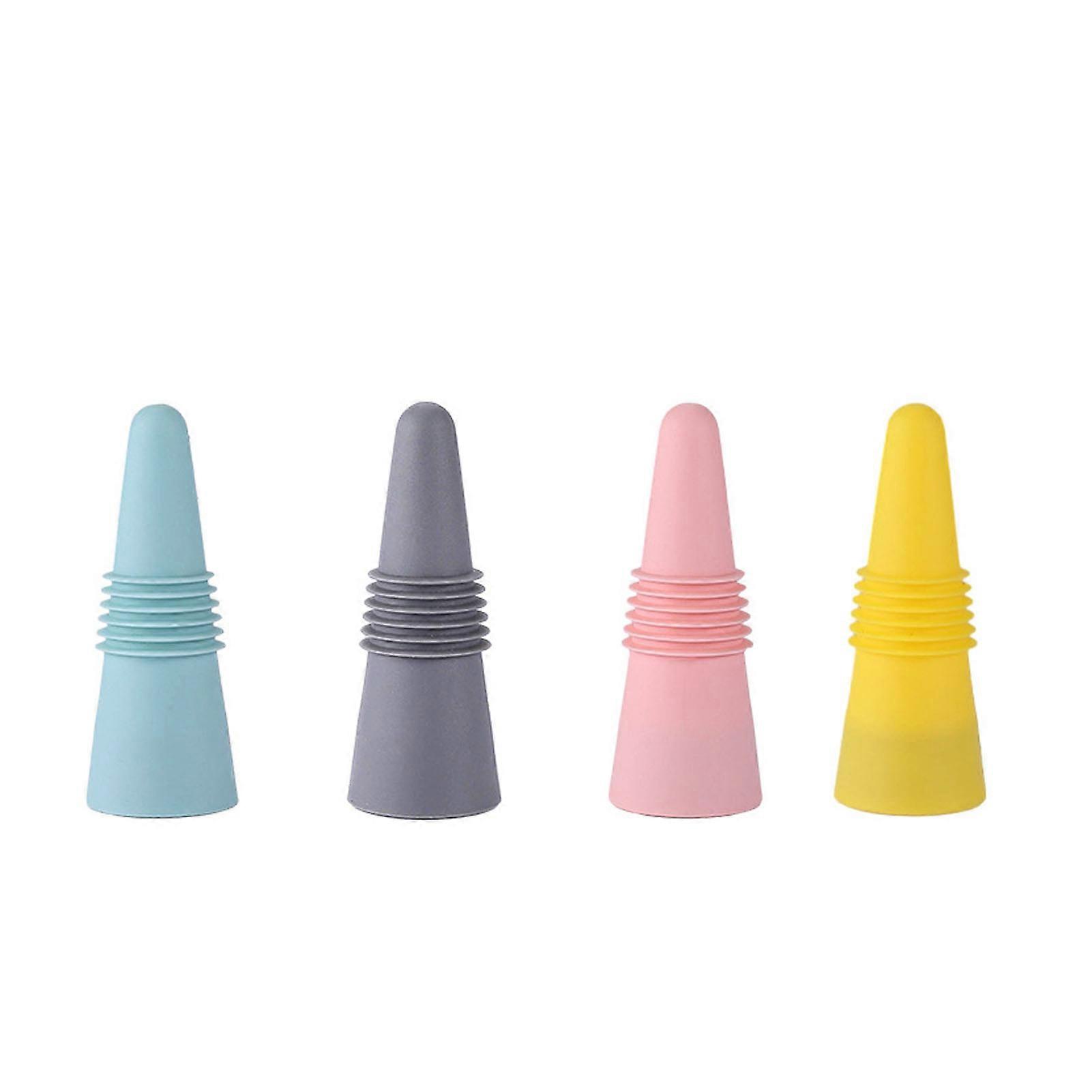 Silicone Wine Stopper Superior Seal Multipurpose Easy to Use Beverage Bottle Corks for Beer Condiment Bottles