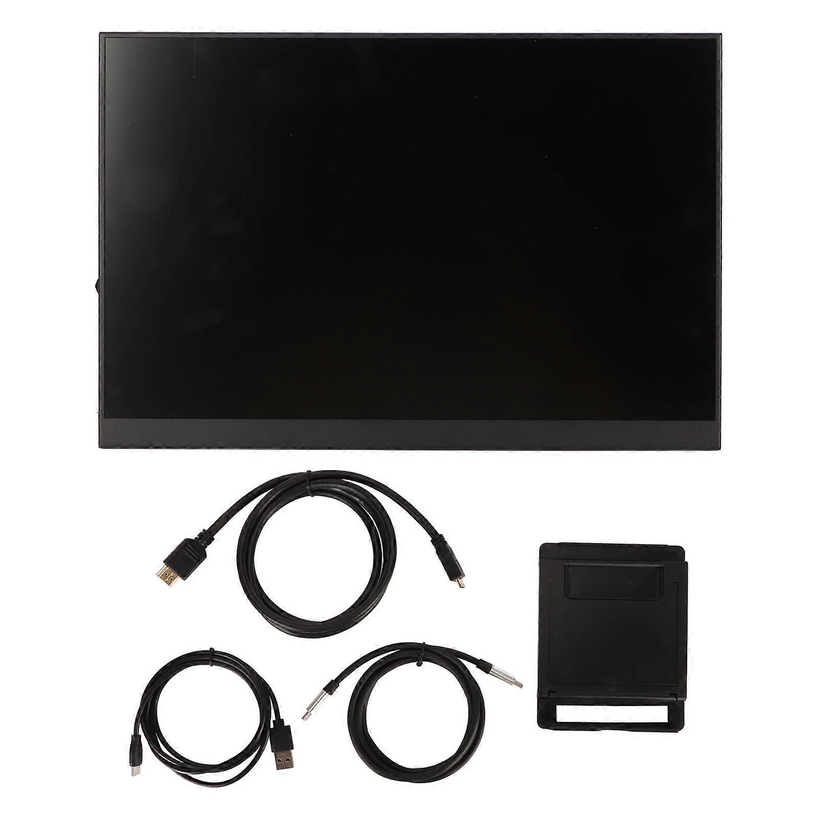 Portable Monitor 16 Inch Dual HD Multimedia Interface HD External Second Screen PS3 for PS5 PC Phone