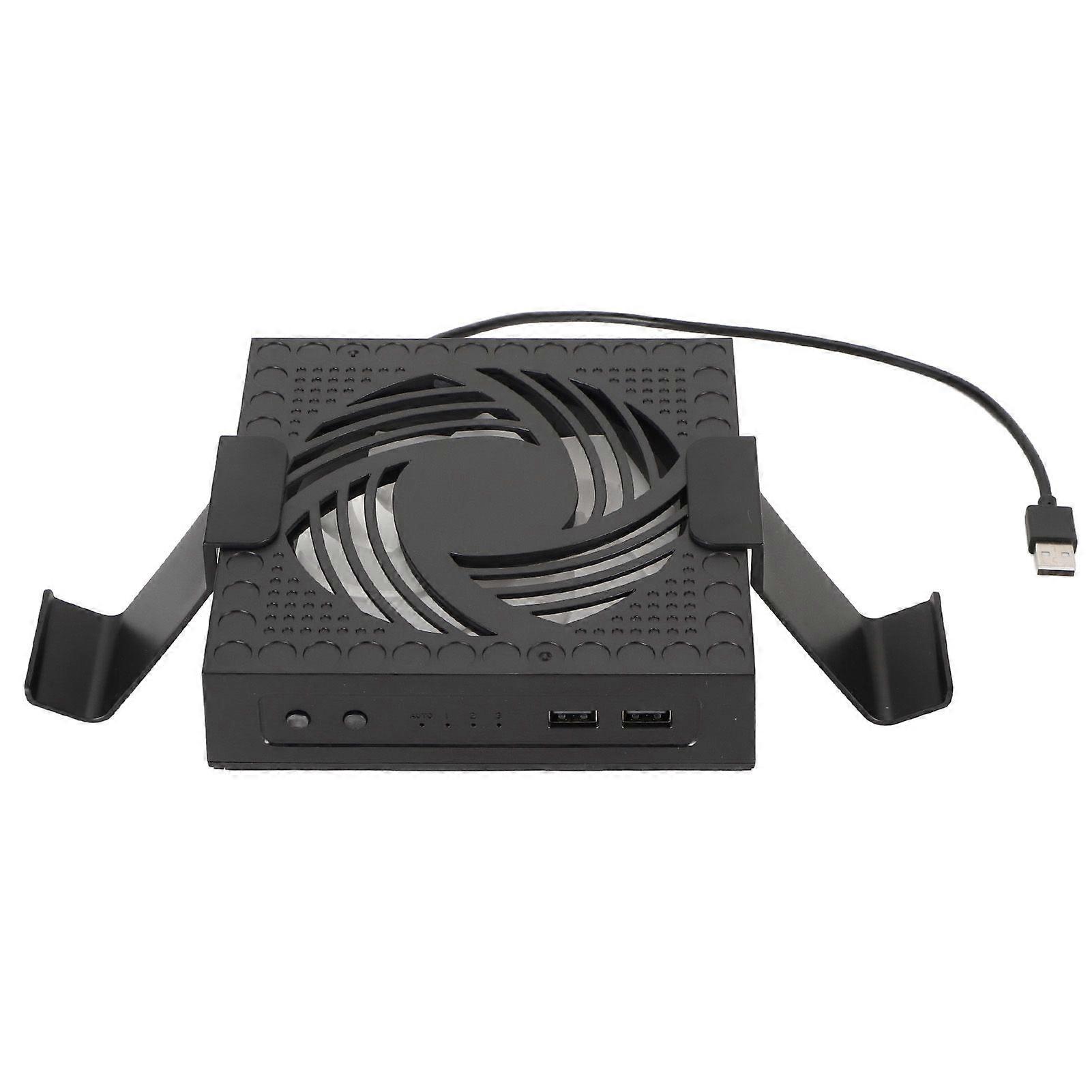 مروحة تبريد مقاومة للغبار ل Xbox Series X 2000RPM 13 أوضاع إضاءة RGB نظام تبريد المروحة سماعة قابلة للتخزين