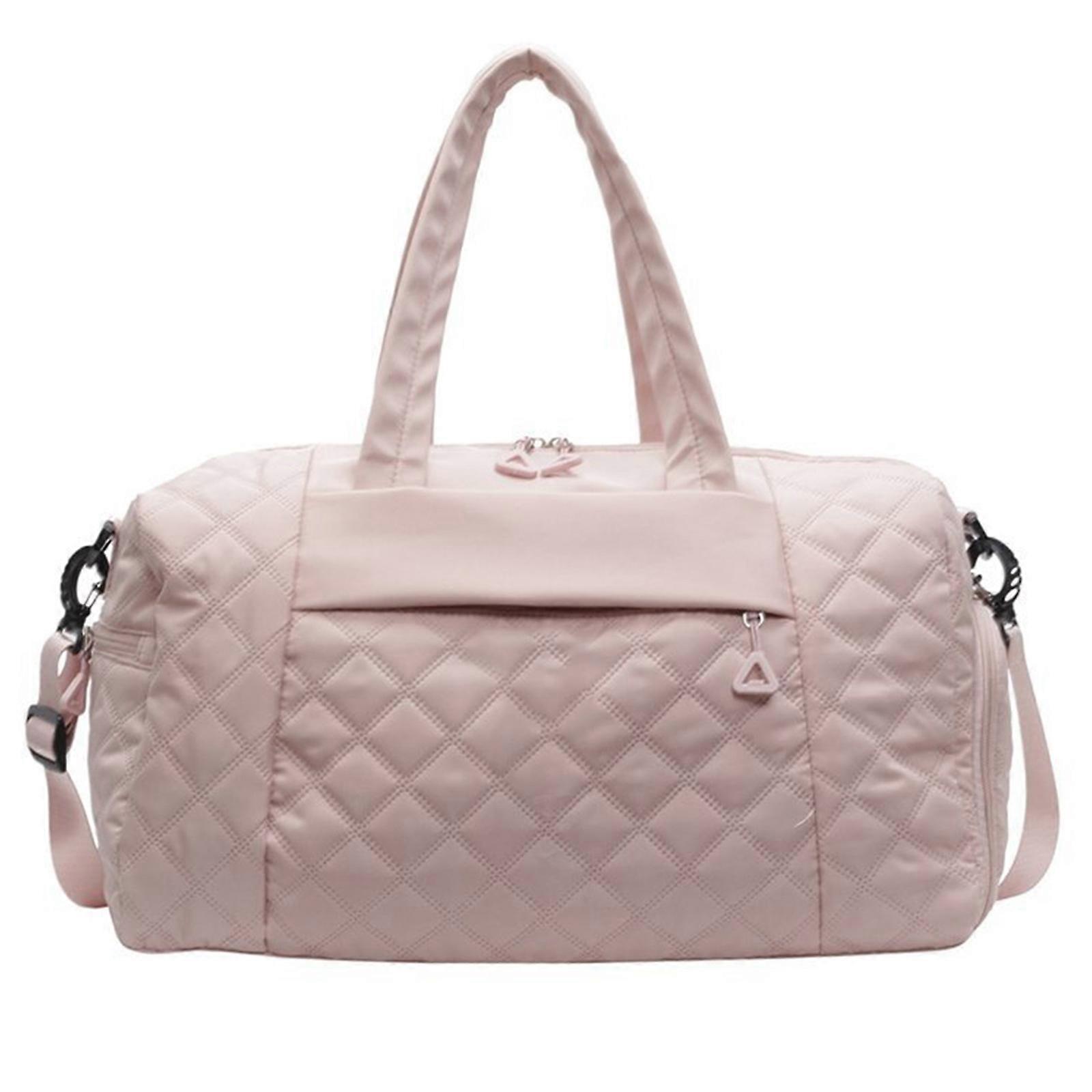 旅行行李袋 时尚健身包 健身包 运动包 商务旅行包 大容量周末包 训练包 粉色