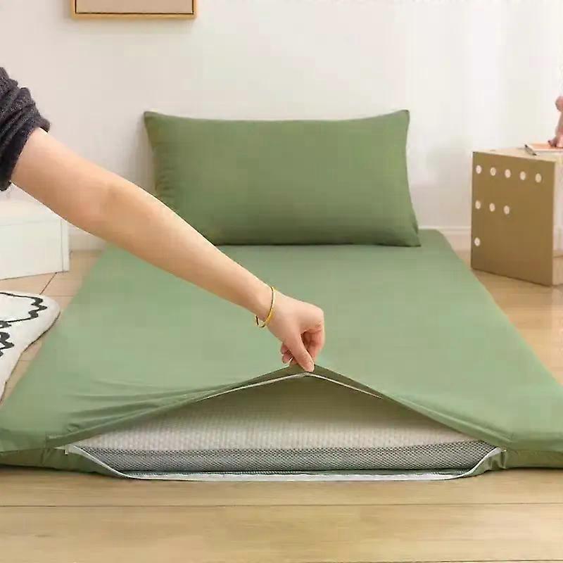 Apply WOSTAR 360 fully enclosed with zipper mattress protector cover couple/student single double bed sheet protection pad 90/150cm