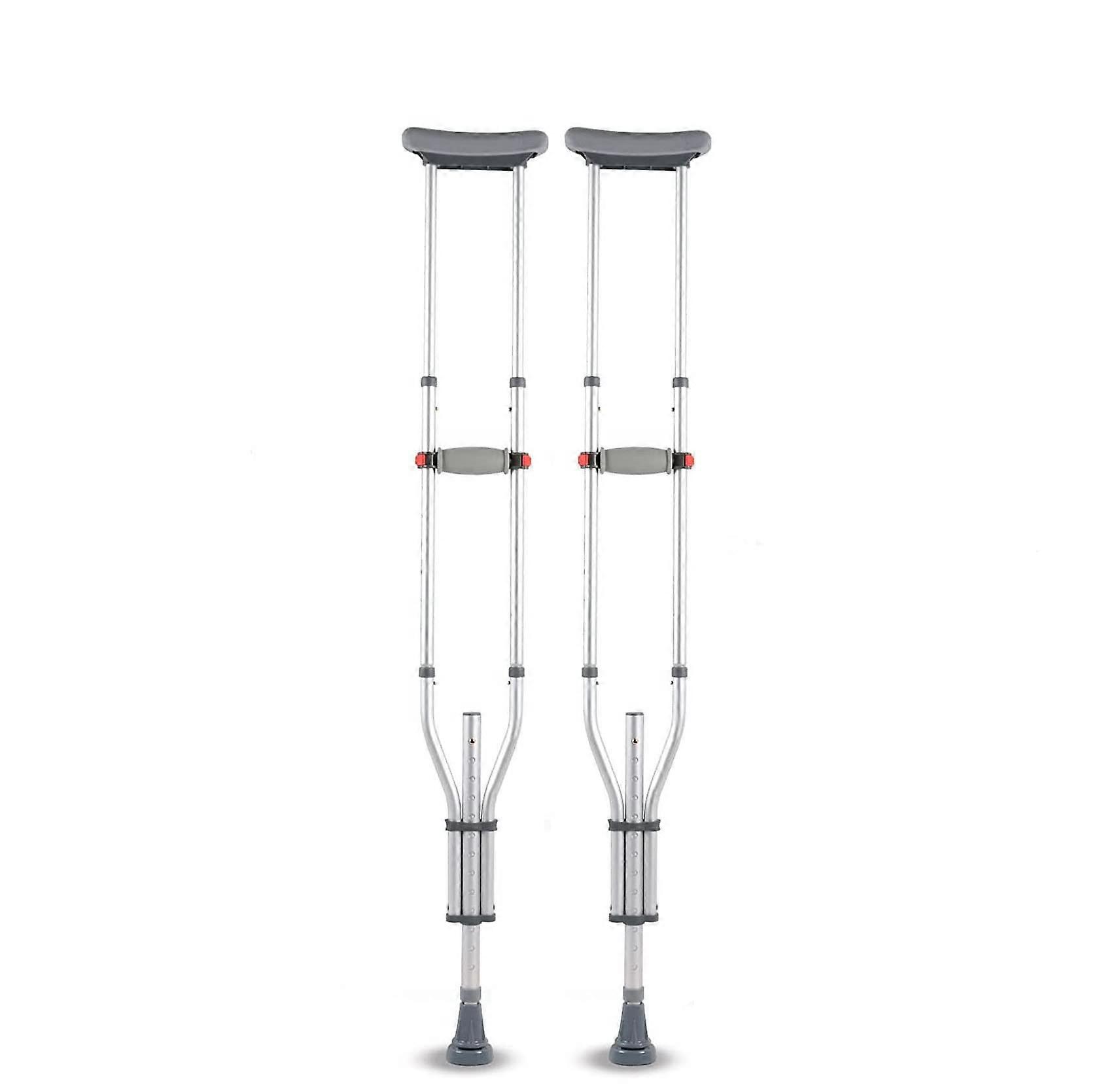 Aluminum Underarm Walking Crutches for Adults, Adjustable Crutches for Walking,with Underarm Pads,Great for Travel or Work,1 Pair