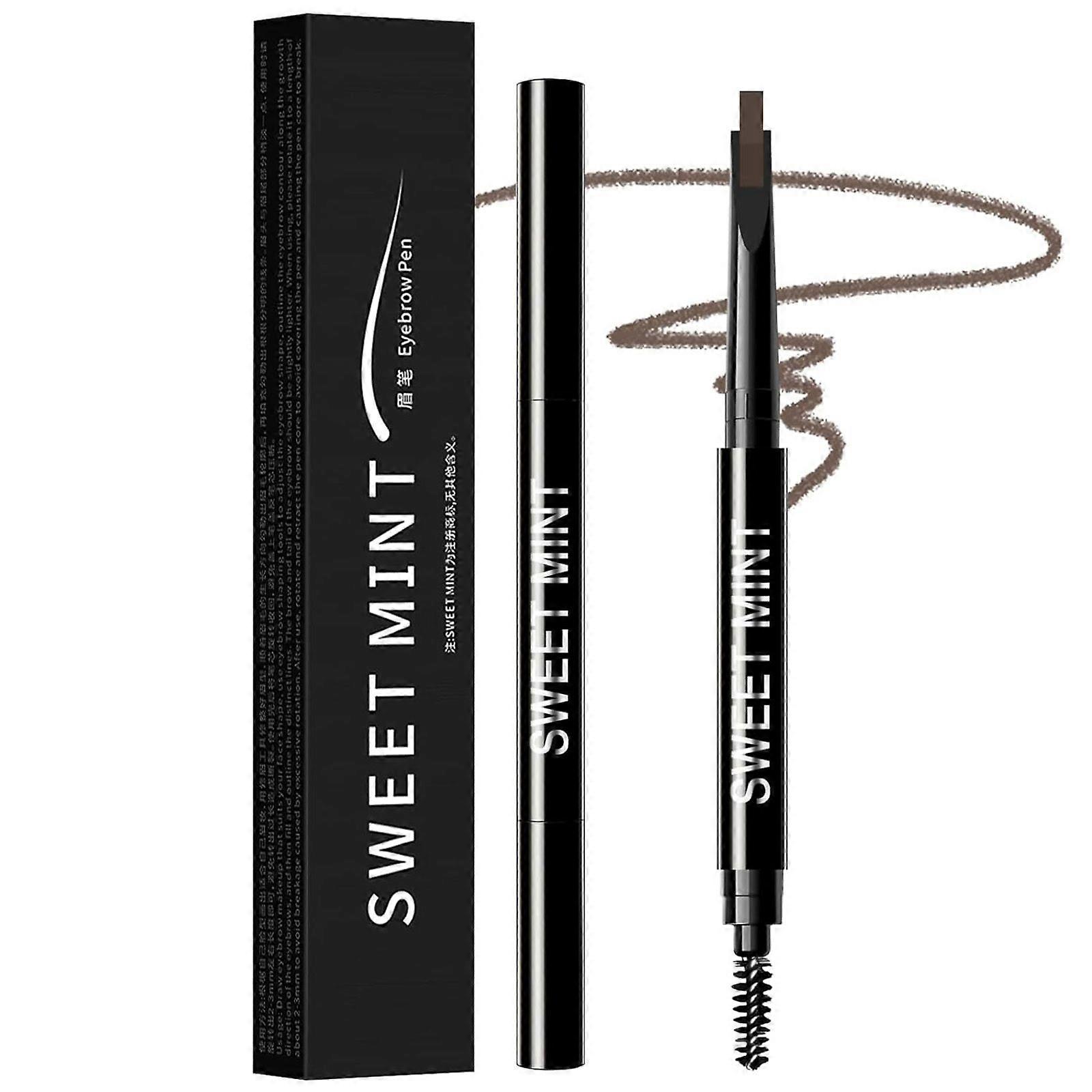 1 new double-head eyebrow pencil - brown