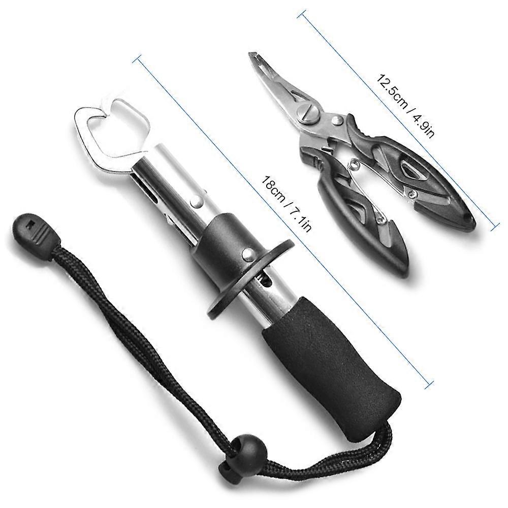 Fish Lip Gripper with Fishing Plier Set Fish Controller Fishing Grabber
