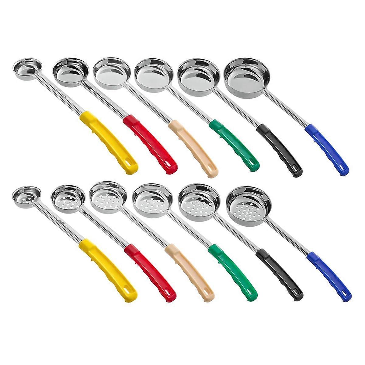 12-Piece Perforated and Solid Portion Spoons