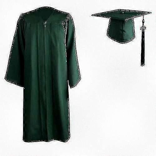 2022 Adult Zip Closure University Graduation Robe with Mortarboard Cap
