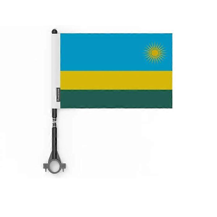 Flag - Rwanda - 10 pieces - 14 x 21 cm - Polyester - Outdoor - Multicolored