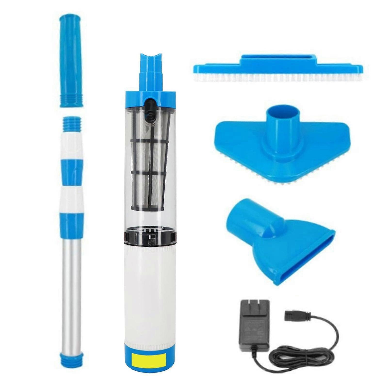 Efficient Cordless Pool Vacuum Rechargeable Handheld Pool Cleaner Swimming Pool Vacuum Cleaner for Sand and Debris