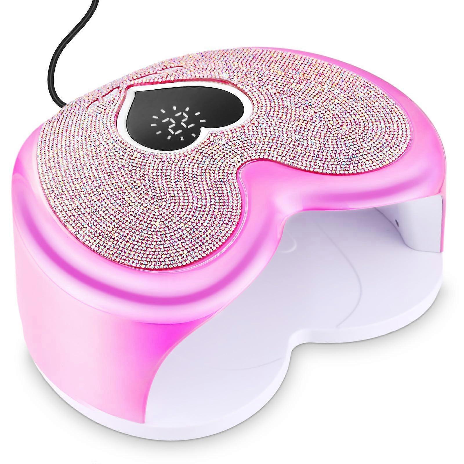 UV LED Nail Lamp 96W with Auto Sensor and 4 Timer Settings for Gel Nail Polish Drying at Home or Salon