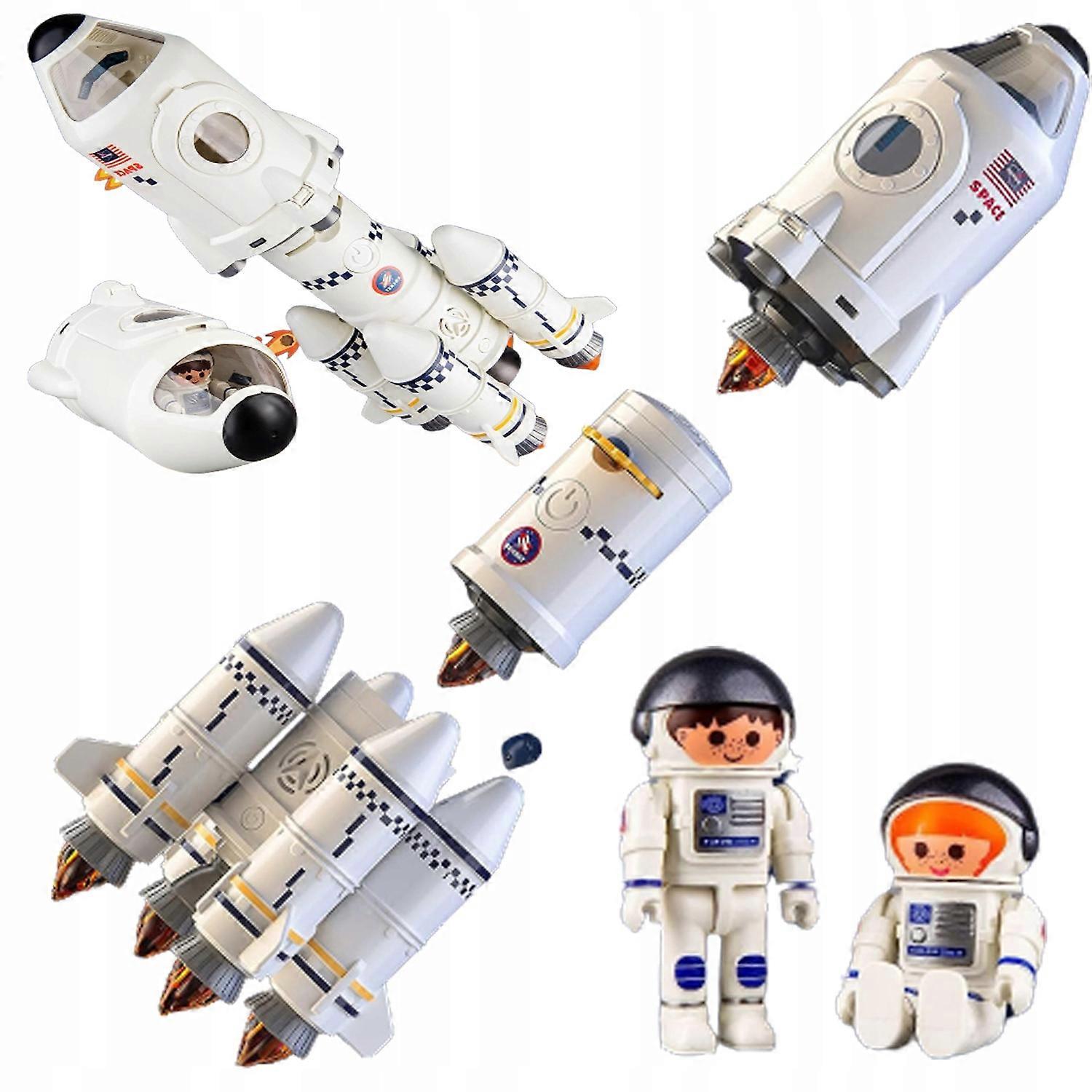 Space Shuttle Zz Rocket Light Sound 5in1 2 Cosmonauts