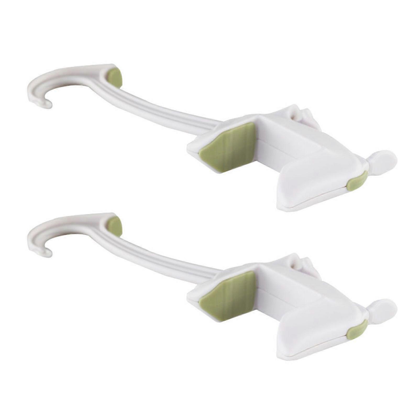 Pack of 2pcs Multifunction Door Lock and Pinch Guard Baby Proof Safety Lock for Home Safety Work with Knobs