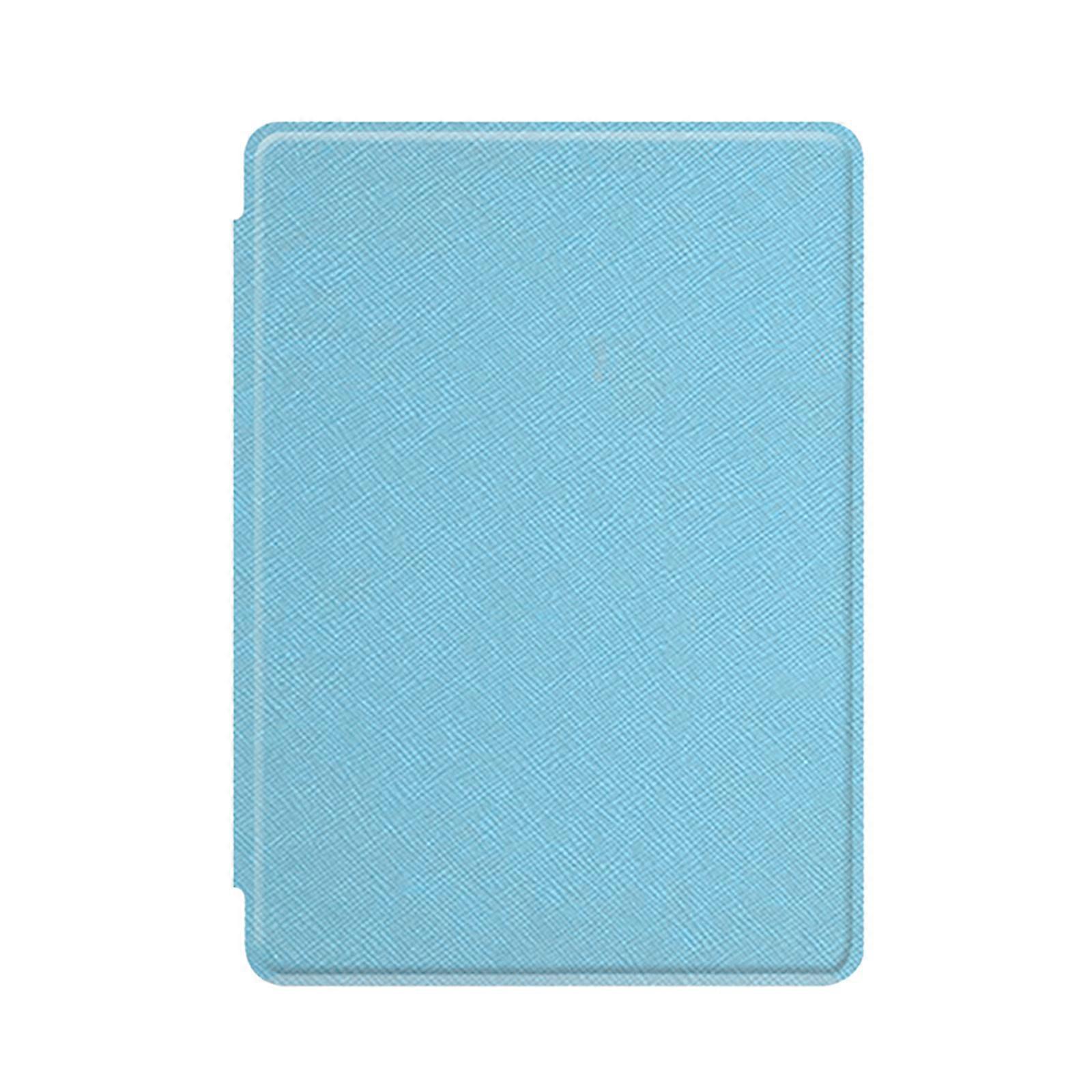 Magnetic for Smart for Case for Paperwhite 5 11th Generation 6.8 Inch Leather Cover Sleeve Shockproof Light blue