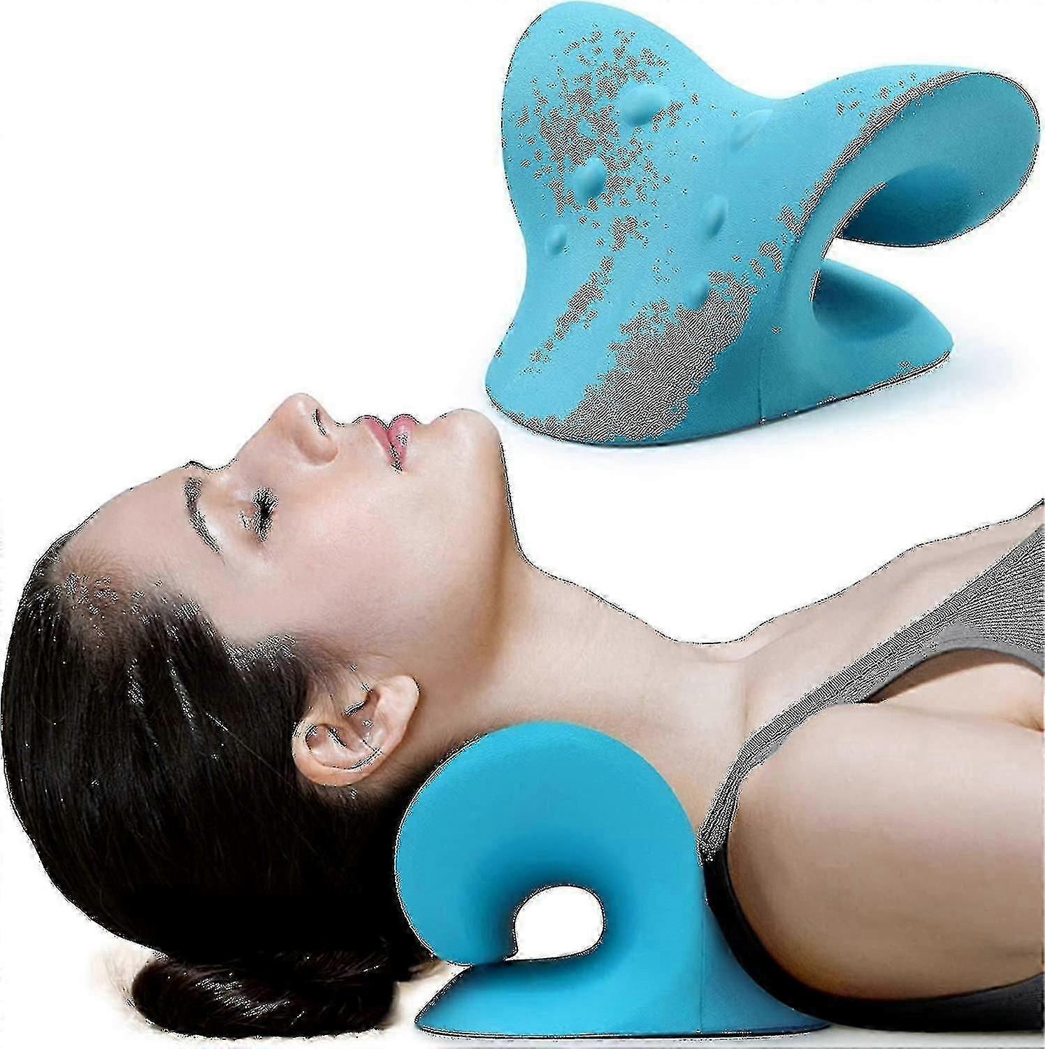 Neck And Shoulder Relaxer Cervical Traction Device For Pain Relief And Cervical Spine Alignment