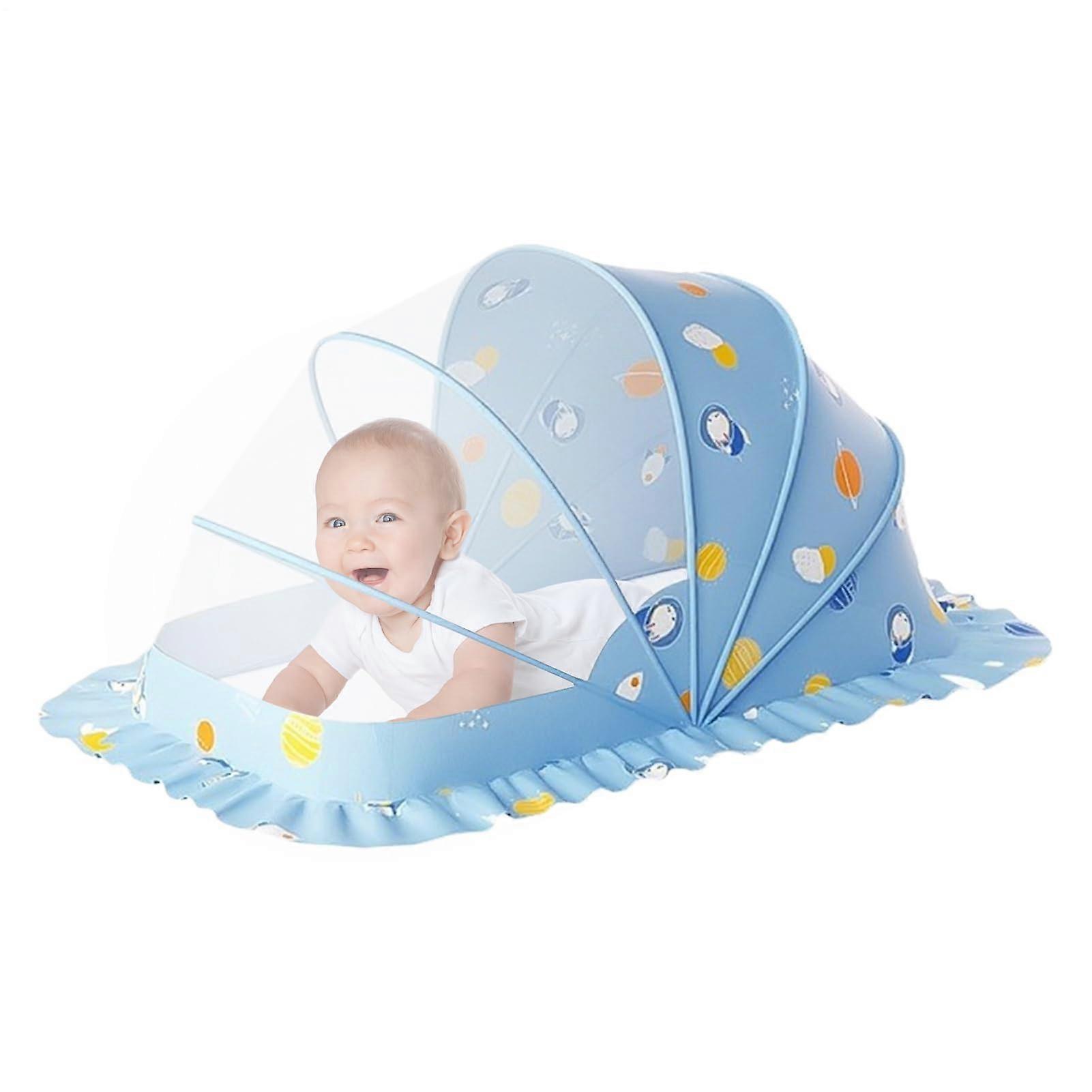 Baby Bed Net, Folding Crib Net Tent Canopy, BiteProof Breathable Mesh, Small Medium Large Sizes, for Bedroom, Nursery, Home