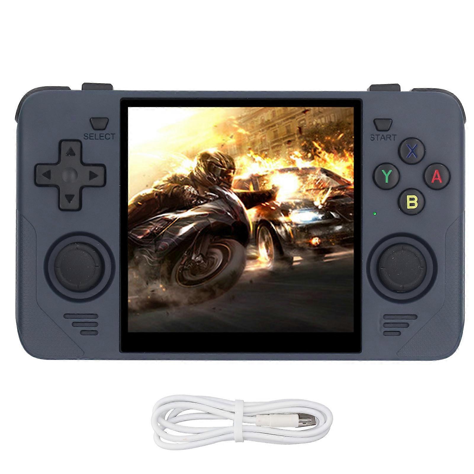 Handheld Retro Game Console: Dual 3D Joysticks, 4" IPS Screen, 10 Emulators, 144GB