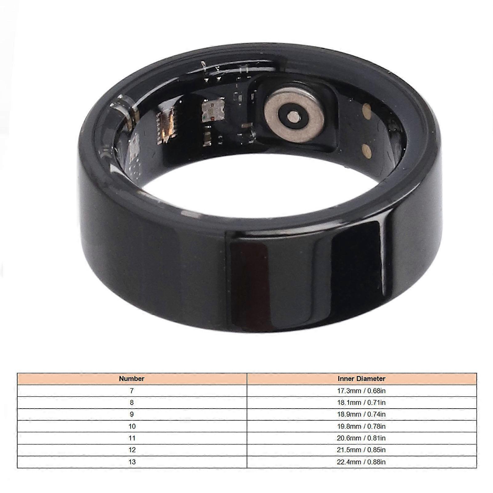 Smart Ring Step Counter APP Stainless Steel IP68 Water Resistant Lightweight Smart Fitness Tracker Ring for Daily Use 13 